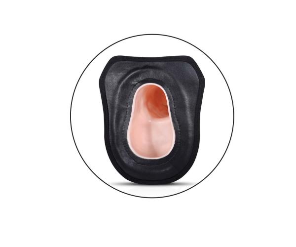 Erection Assistant Hollow Strap-on 9.5in White Sex Toy Product