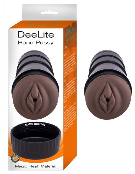 Dee Lite Hand Pussy Dark Brown Sex Toy Product