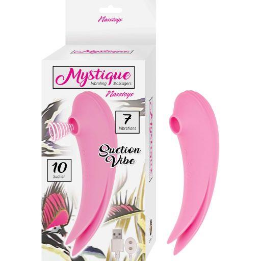 Mystique Vibrating Suction Vibe Pink Sex Toy Product