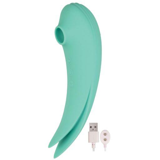 Mystique Vibrating Suction Vibe Aqua Sex Toy Product