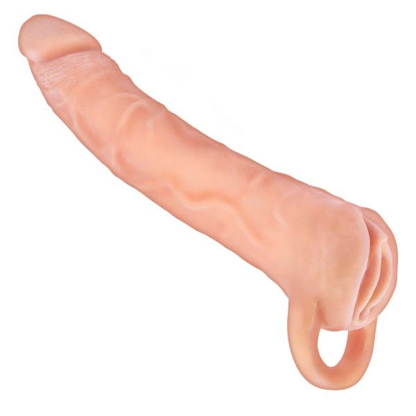 Great Extender 7 2 In 1 White Extender & Masturbator " Sex Toy Product