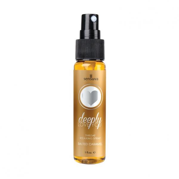 Deeply Love You Salted Caramel Throat Relaxing Spray 1oz Sex Toy Product