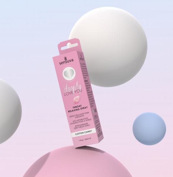 Deeply Love You Throat Spray Relaxing Cotton Candy 1 Fl Oz Sex Toy Product