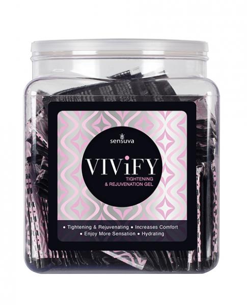 Vivify Tightening & Rejuvenation Gel 100 Pc Single Use Packet Tub Image 2