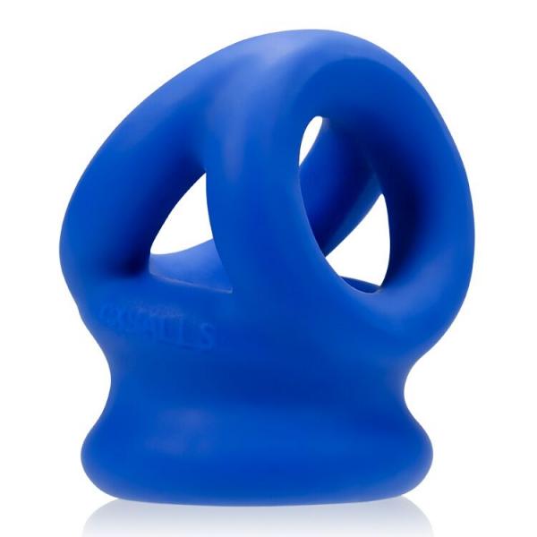 Oxballs Tri Squeeze Cocksling Ball Stretcher Blue Sex Toy Product