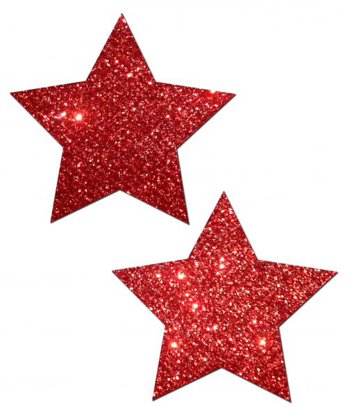 Rockstar Red Glitter Pasties