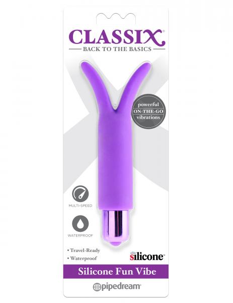 Classix Silicone Fun Vibe Purple Sex Toy Product