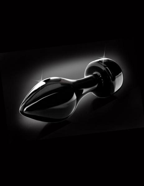 Icicles #44 Black Glass Butt Plug Sex Toy Product