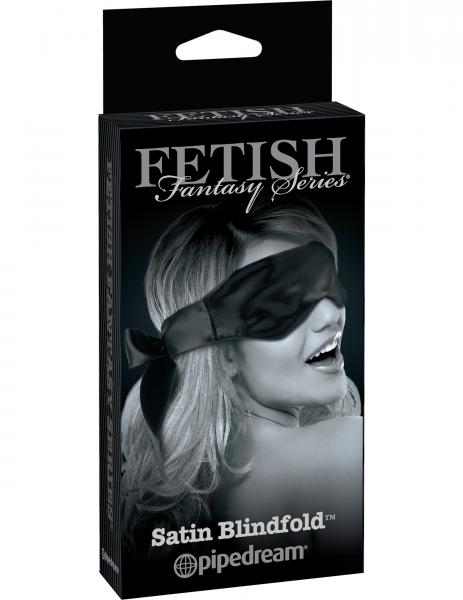 Fetish Fantasy Black Satin Blindfold OS Sex Toy Product