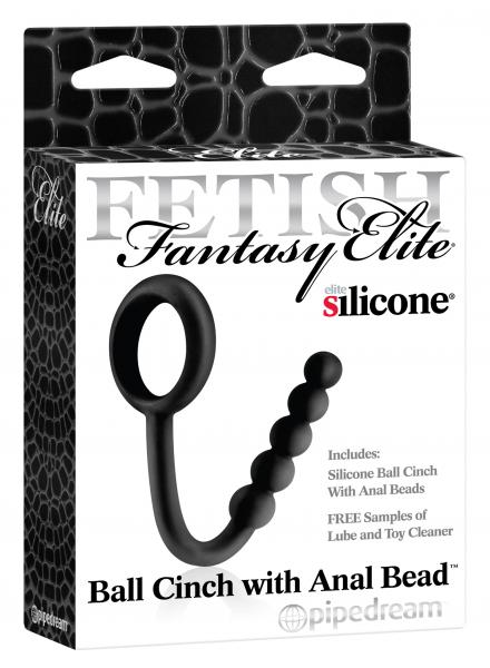 Fetish Fantasy Elite Ball Cinch With Anal Beads Black Sex Toy Product