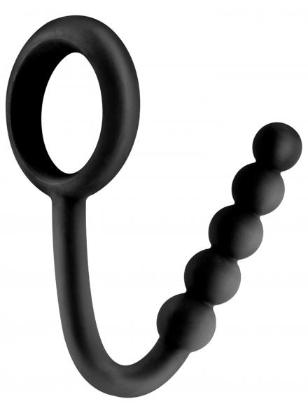Fetish Fantasy Elite Ball Cinch With Anal Beads Black Sex Toy Product