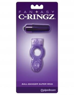 Fantasy C Ringz Ball Banger Super Ring Purple Sex Toy Product