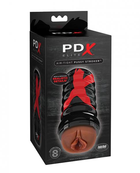 Pdx Elite Air Tight Pussy Stroker Brown/black Sex Toy Product