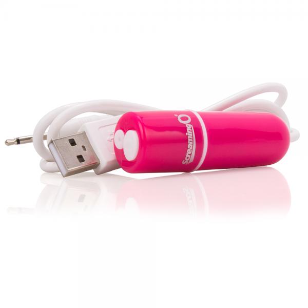 Screaming O Charged Vooom Rechargeable Bullet Vibe Pink Sex Toy Product