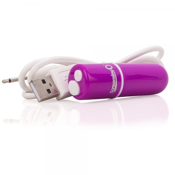 Screaming O Charged Vooom Rechargeable Bullet Vibe Purple Image 4