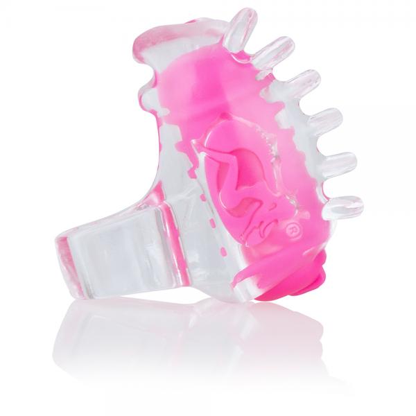 Color Pop Fing O Tip Pink Finger Vibrator Sex Toy Product