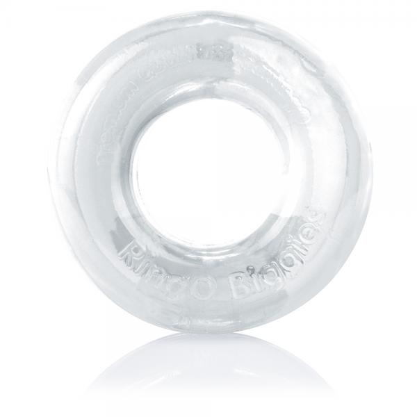 RingO Biggies Clear Thick Cock Ring Sex Toy Product