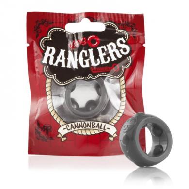 Screaming O Ringo Ranglers Cannonball Black Ring Sex Toy Product