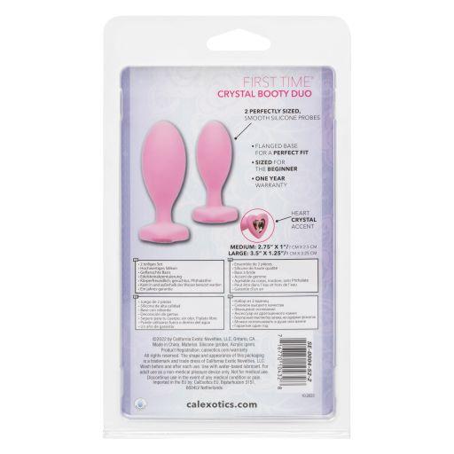 First Time Love Crystal Booty Duo Pink Sex Toy Product