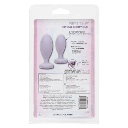 First Time Love Crystal Booty Duo Purple Sex Toy Product