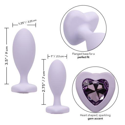 First Time Love Crystal Booty Duo Purple Sex Toy Product