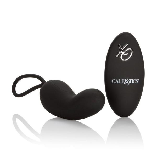 Silicone Remote USB Rechargeable Curve Black Bullet Sex Toy Product