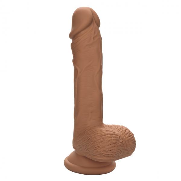 Dual Density Silicone Stud 5in Brown Sex Toy Product