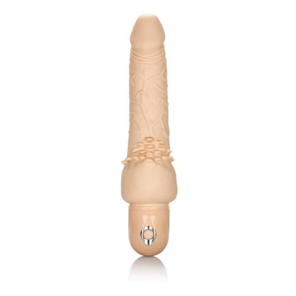 Power Stud Cliterrific Vibrating Dildo Beige Sex Toy Product