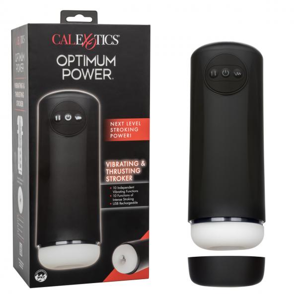 Optimum Power Vibrating & Thrusting Stroker Sex Toy Product