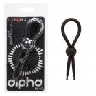 Alpha Liquid Silicone Lasso Black Sex Toy Product