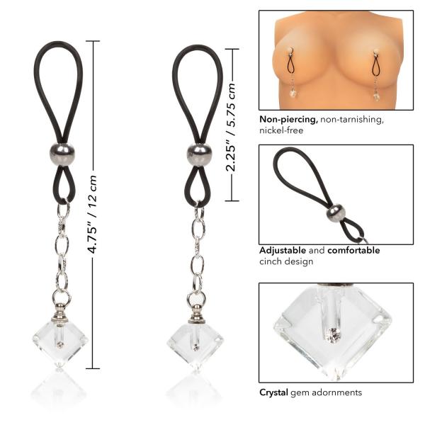 Nipple Play Non-Piercing Nipple Jewelry Crystal Gem Sex Toy Product