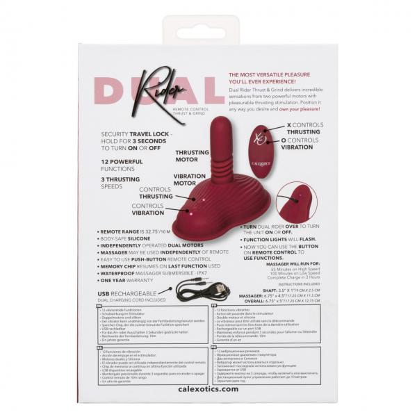 Dual Rider Remote Control Thrust & Grind Sex Toy Product