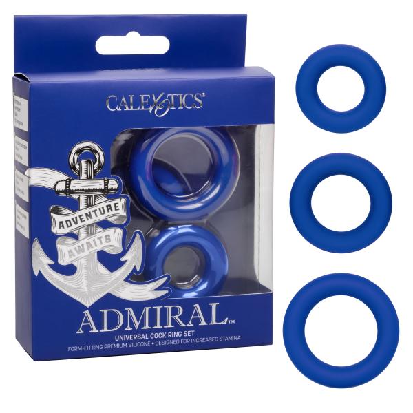 Admiral Universal Cock Ring Set Sex Toy Product