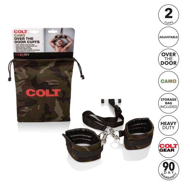 Colt Camo Over The Door Cuffs Sex Toy Product