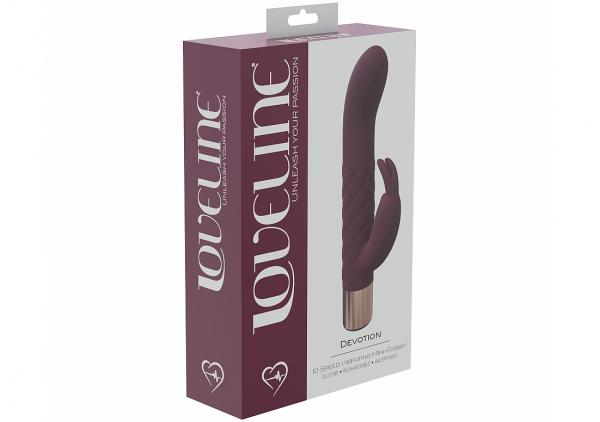 Loveline Devotion Mini-rabbit Burgundy Sex Toy Product