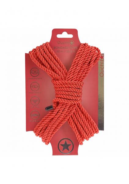 Ouch! Bondage Rope 10 Meters Red Sex Toy Product