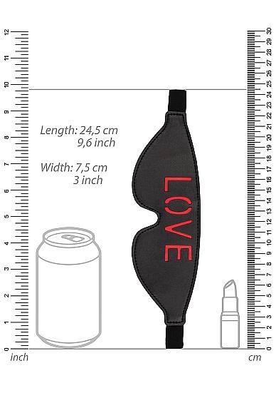 Ouch! Blindfold Love Black Sex Toy Product