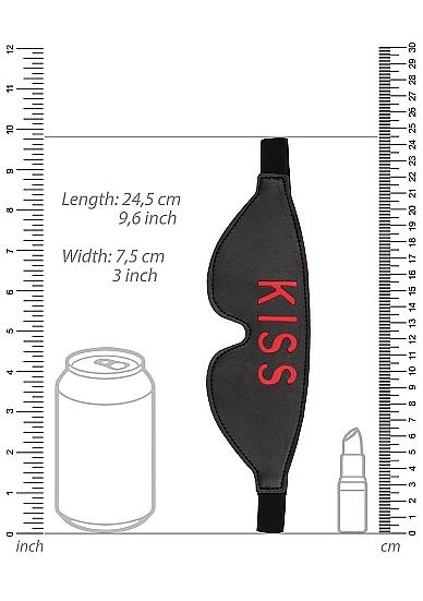 Ouch! Blindfold Kiss Black O/S Sex Toy Product