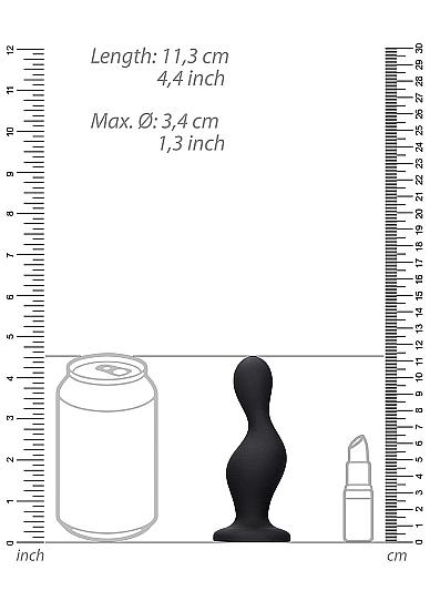 Wave Butt Plug Black Sex Toy Product