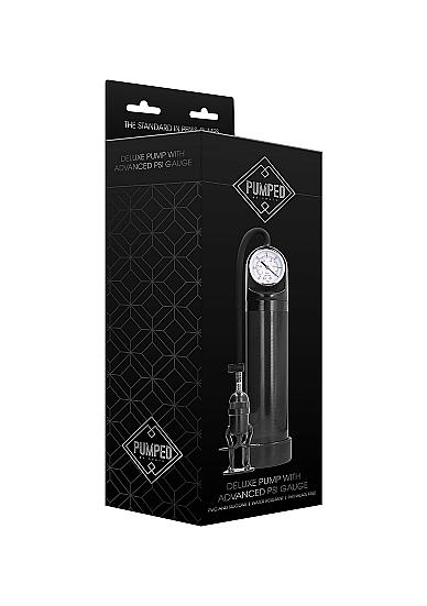 Deluxe Pump With Advanced PSI Gauge Black Sex Toy Product
