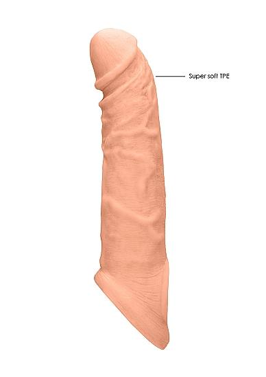 Realrock Penis Sleeve 8in Flesh Sex Toy Product