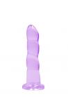 Realrock Non Realistic Dildo W Suction Cup 7in Purple Sex Toy Product