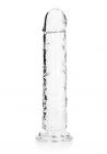 Realrock Realistic Straight Dildo 11in Transparent Image 5