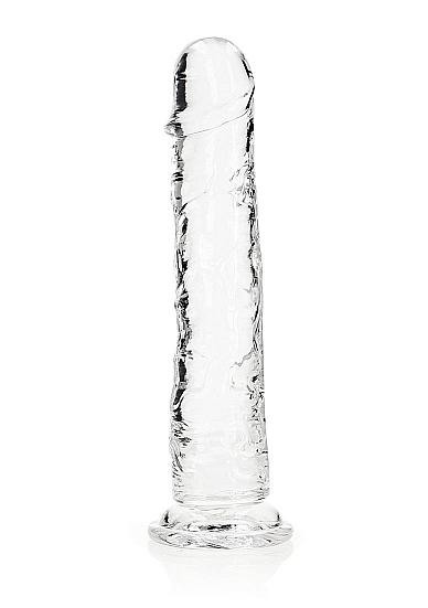 Realrock Realistic Straight Dildo 11in Transparent Image 3