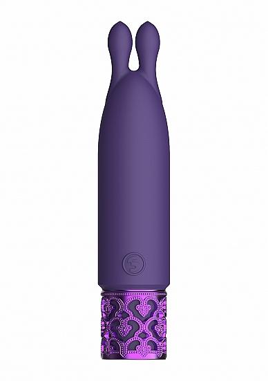 Royal Gems Twinkle Silicone Bullet Rechargeable Purple Sex Toy Product