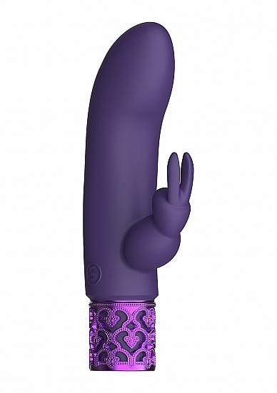 Royal Gems Dazzling Purple Rechargeable Silicone Bullet Sex Toy Product