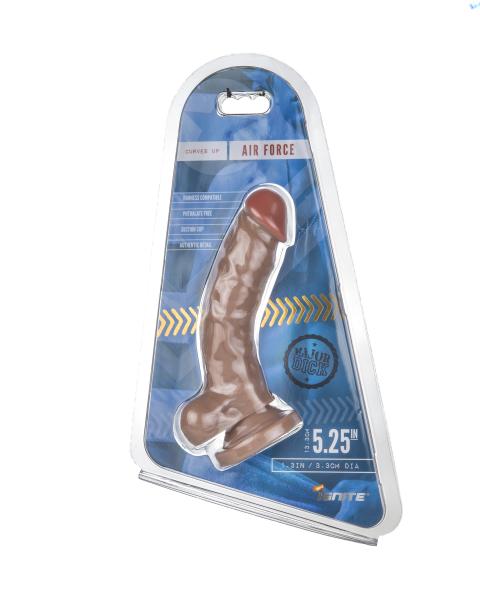 Major Dick Air Force Caramel Curves Up Dildo Tan Sex Toy Product