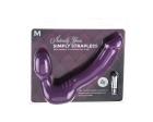 Simply Strapless Purple Double Dildo Medium Sex Toy Product