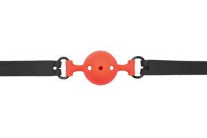 Stfu Breathable Ball Gag Small Black Orange O/S Sex Toy Product