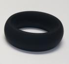 Wide Silicone Donut Ring Black 2 " Image 2